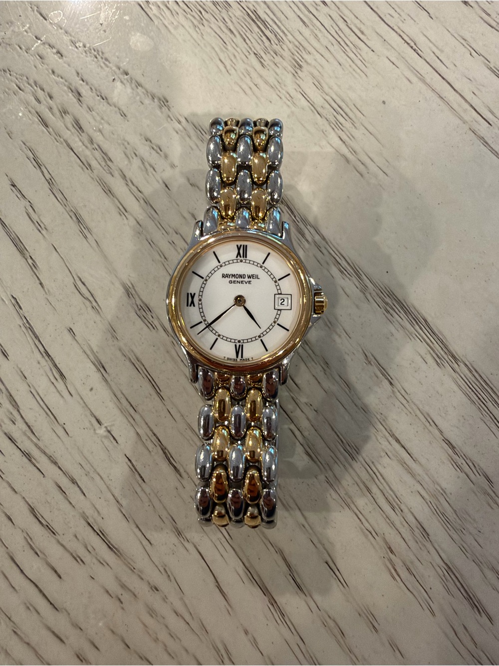Raymond Weil Two-Tone Gold and Silver Ladies Watch